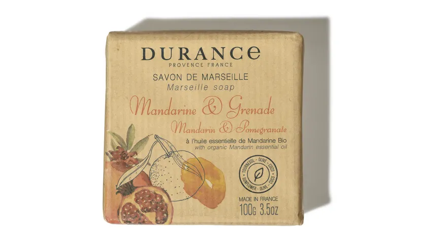DURANCE Les Essentiels Feste Seife Mandarine & Granatapfel 100 g