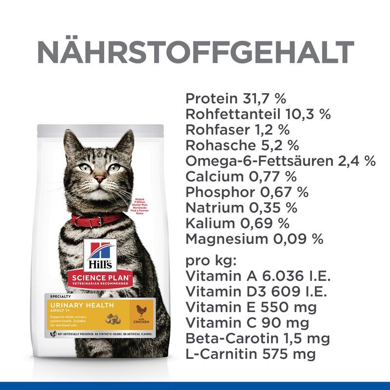 Hill's Trockenfutter Hill's Science Plan Urinary Health Adult 1+ mit Huhn 3 kg