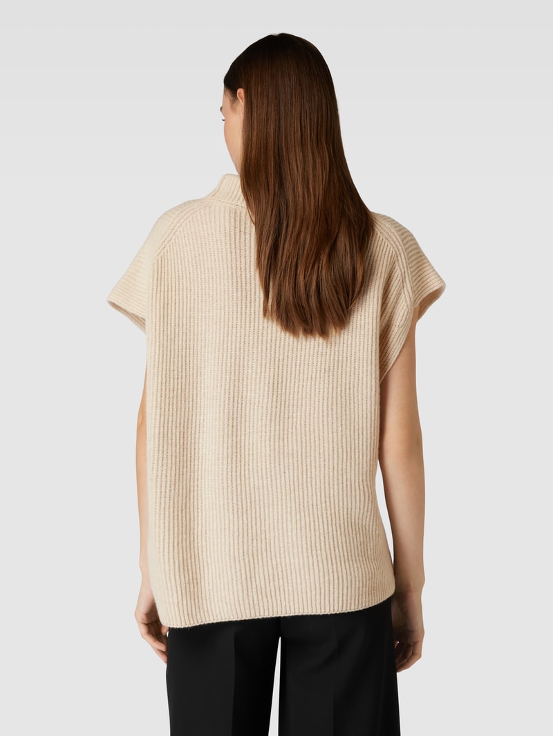 Strickpullover mit Kappärmeln Modell 'POLO' in camel