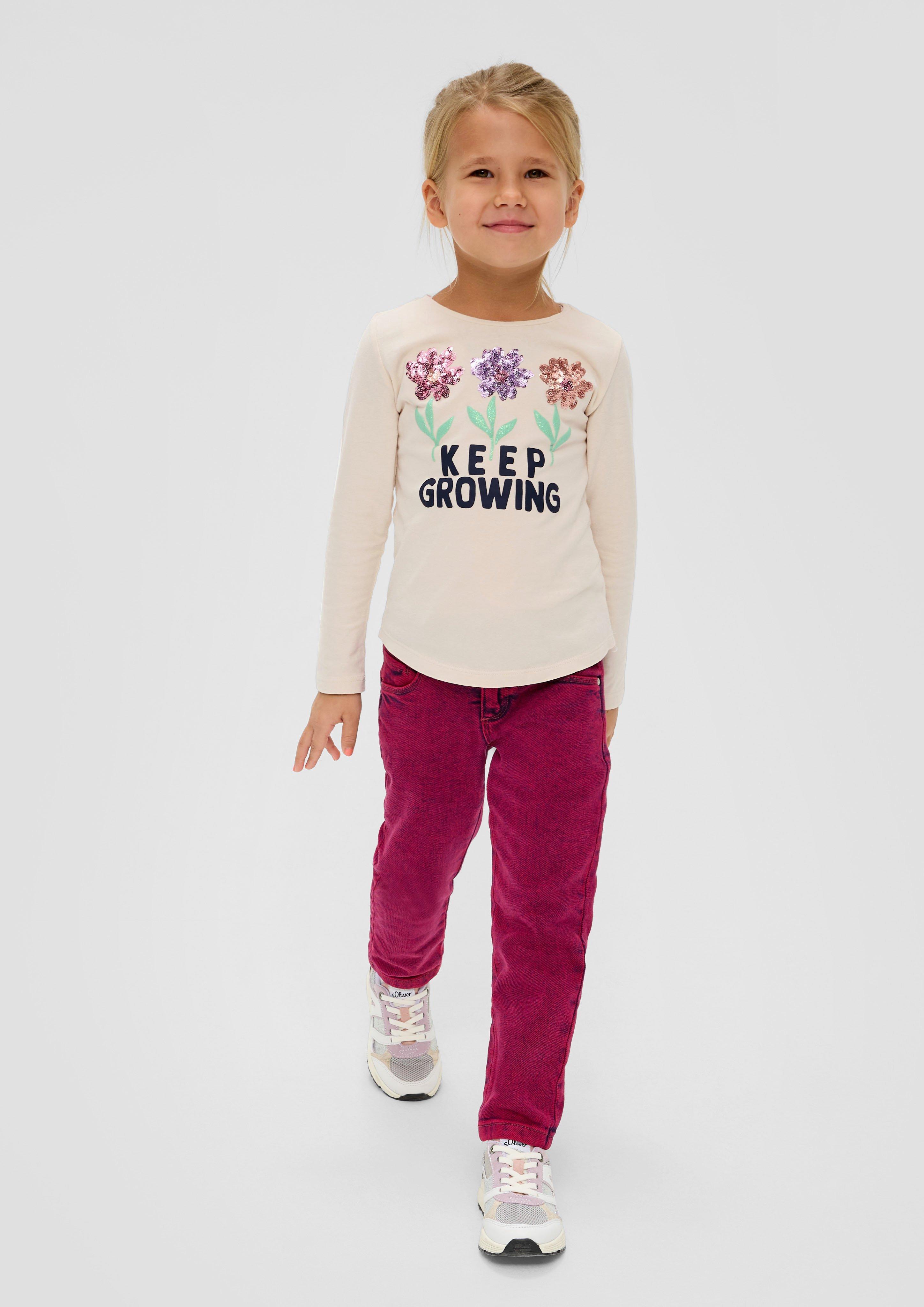 Longsleeve mit Pailetten-Details  2133832-0805