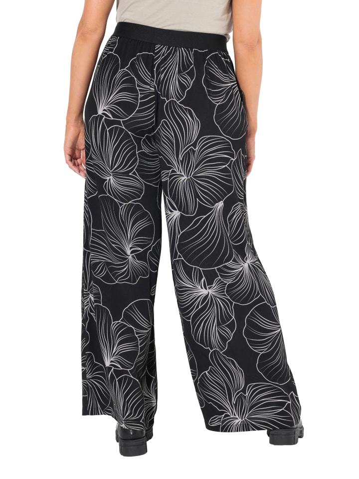 Ulla Popken Schlupfhose in schwarz günstig kaufen 46-48