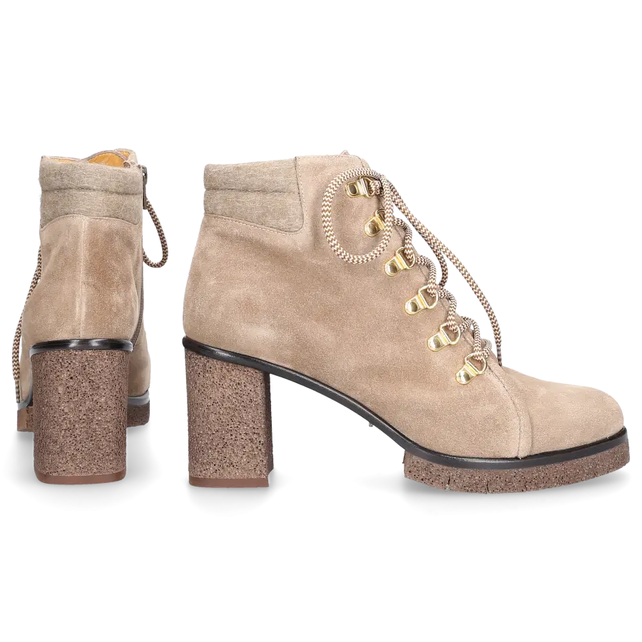Truman's - Stiefeletten 8623 Veloursleder - grau