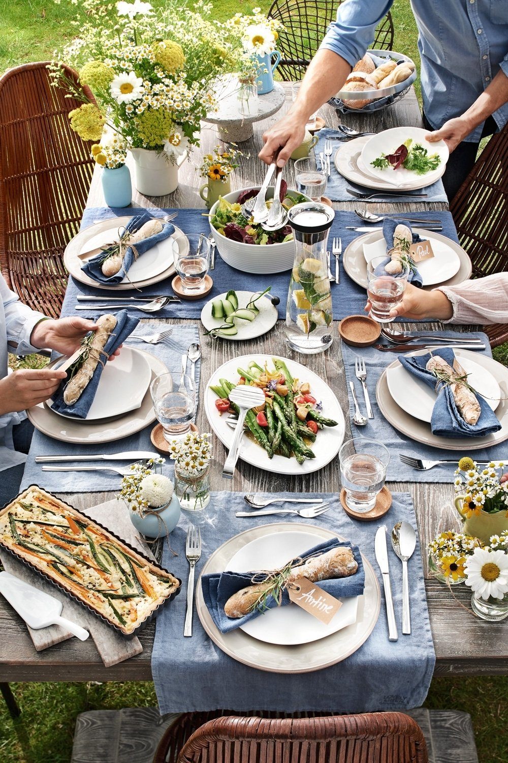 WMF Besteck-Set PALERMO, 60-teilig, für 12 Personen, Cromargan Edelstahl 18/10