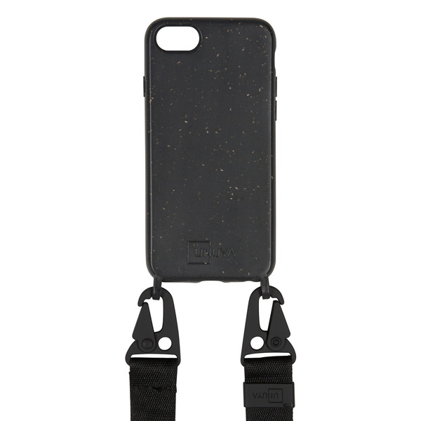 ALL BLACK-NACHHALTIGE HANDYKETTE MIT GURT - Handytasche