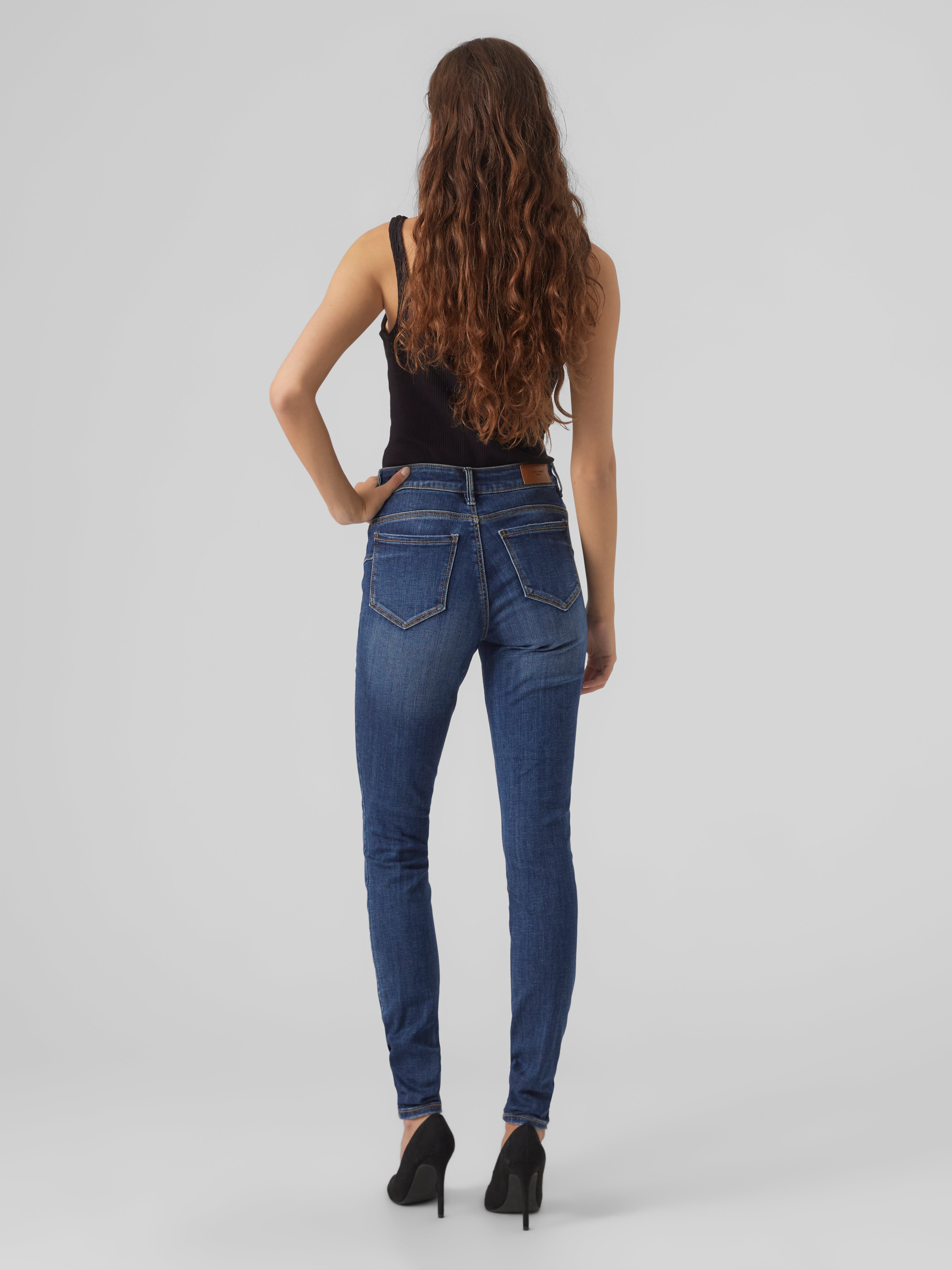 VMSEVEN Mid Rise Skinny Fit Jeans