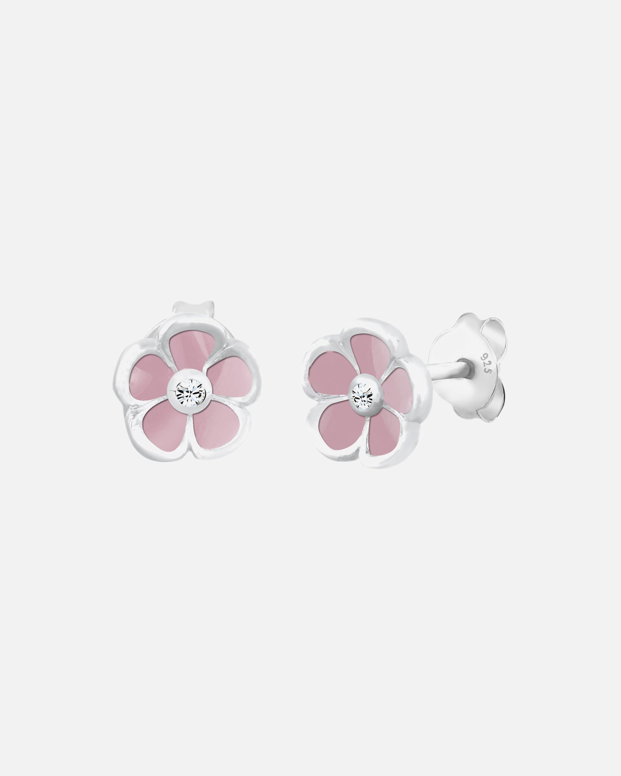 Elli Children's Flower Crystal Flower in 925 Sterling Silver
