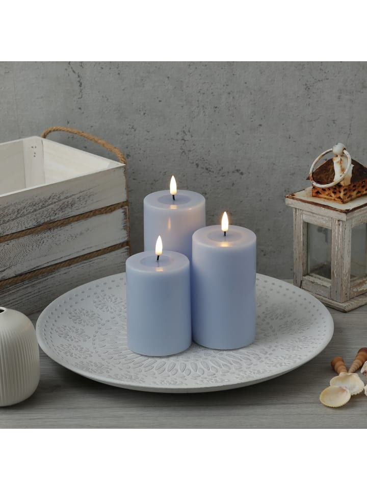 MARELIDA Dekoteller mit Blumenmuster MDF Holz D: 34,5cm in weiß günstig kaufen onesize