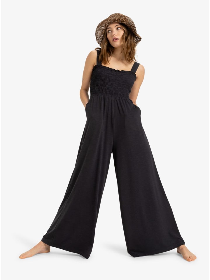 Roxy Jumpsuit Just Passing By in Schwarz günstig kaufen