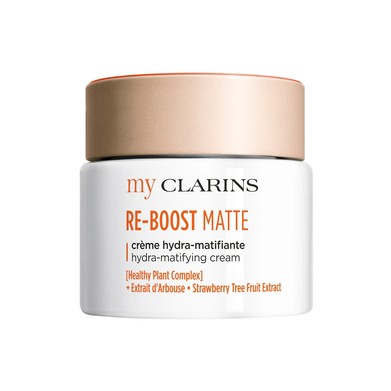 MY CLARINS RE-BOOST MATTE Hydra-Matifying Crème – 24 valandų drėkinamoji veido procedūra nuo spuogų