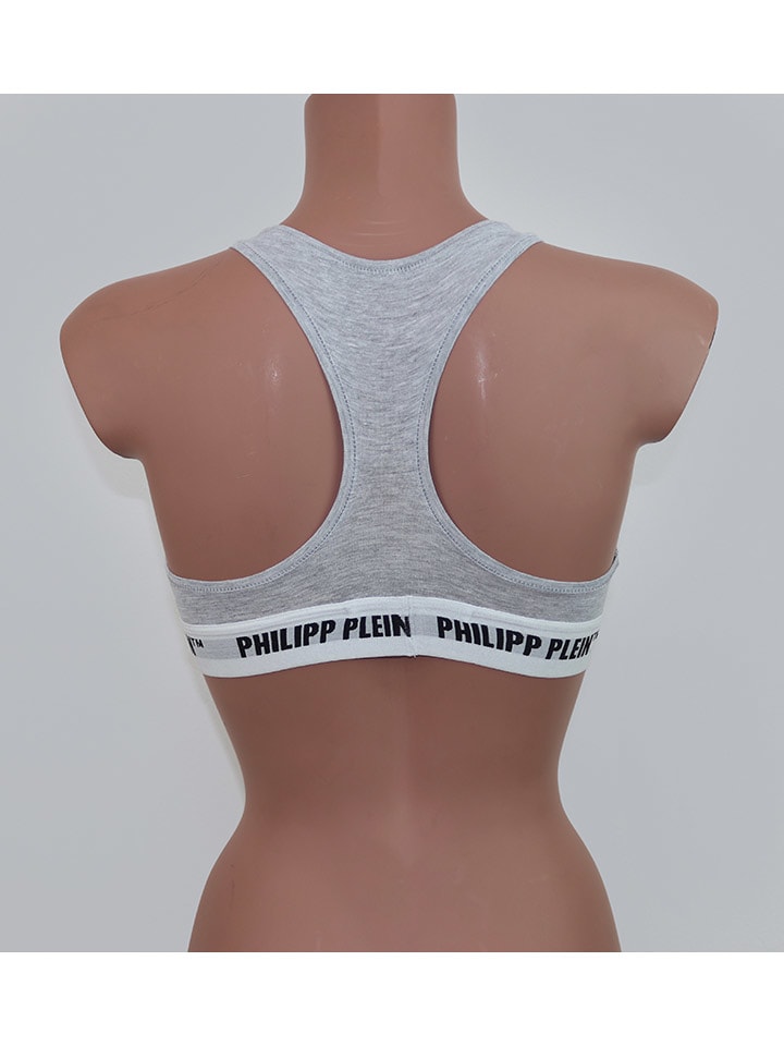 Philipp Plein 2er-Set: Sport-BHs in Grau günstig kaufen