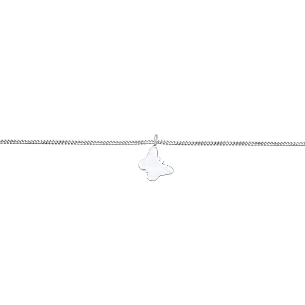 Elli Elli Collier Femmes choker papillon pendentif basique en argent sterling 925 collier