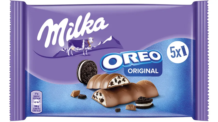Milka Schokladen Riegel Oreo 185 g
