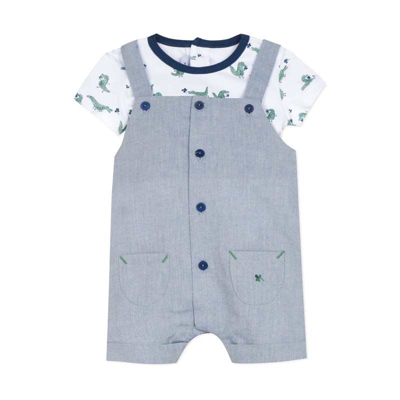 Ensemble bébé garçon en coton bio Absorba