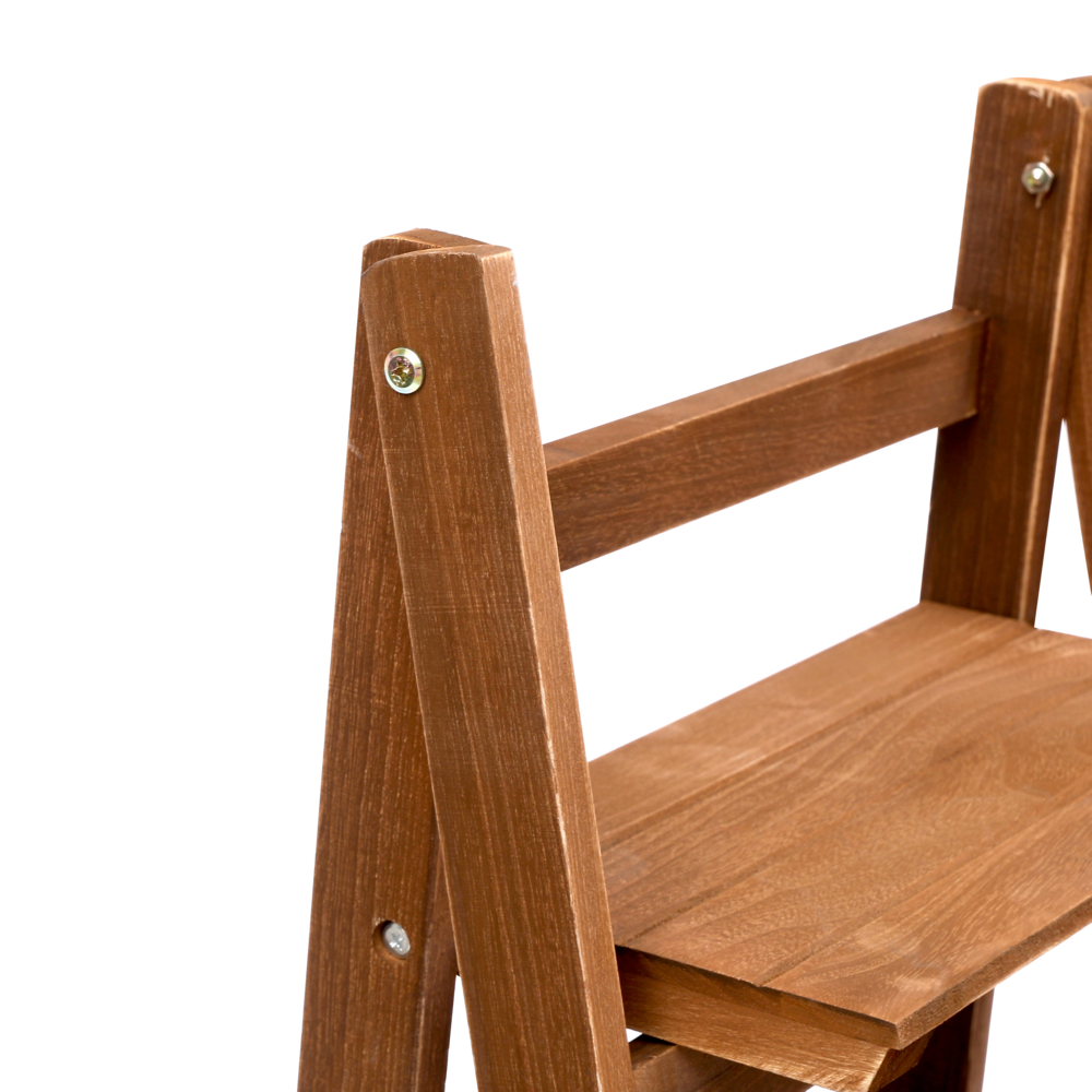 Happy Home Blumentreppe Pflanzenregal mit 4 Ablagen WPS01-HOL Holz