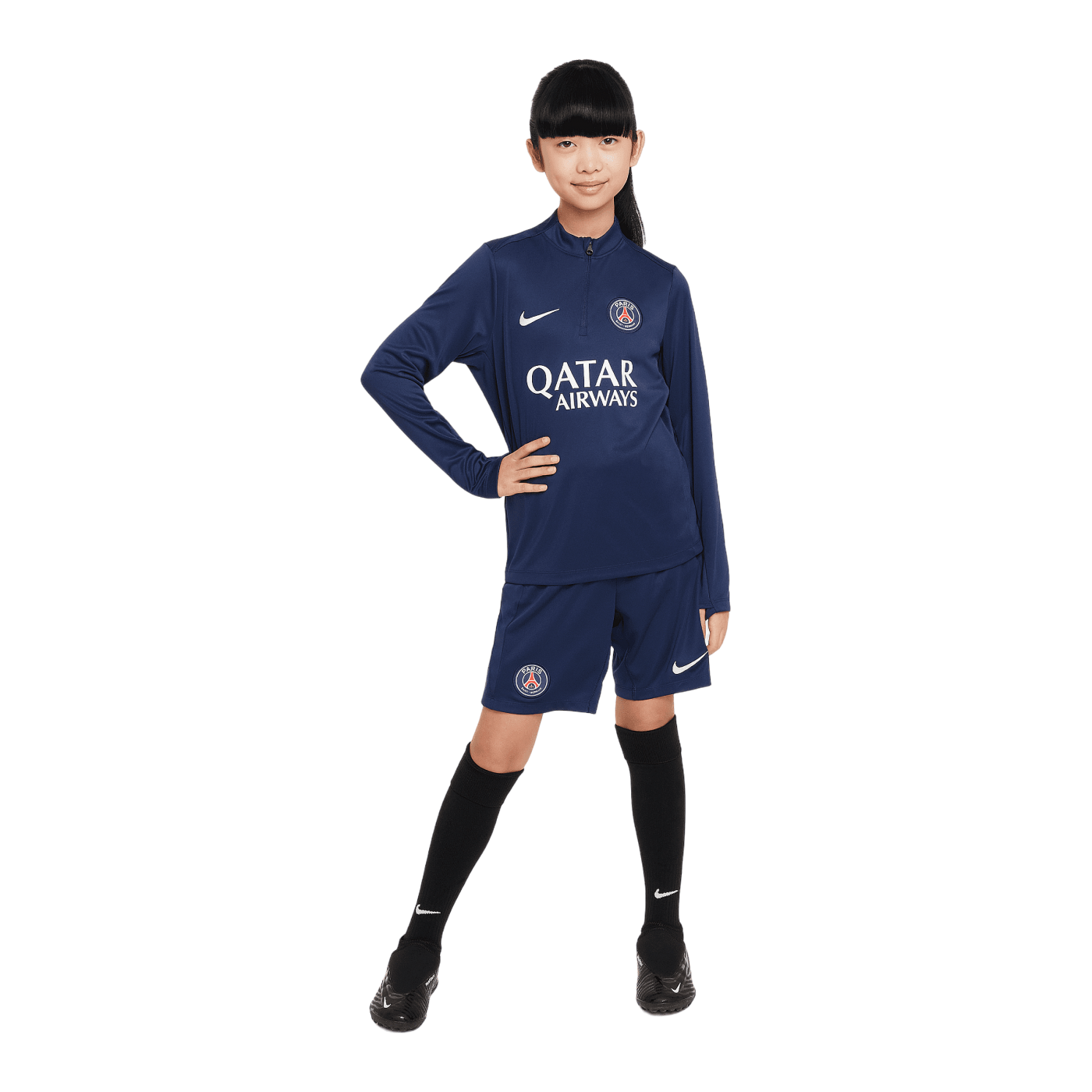 Nike Paris St. Germain Academy Drill Top Sweatshirt Kids Blau F411