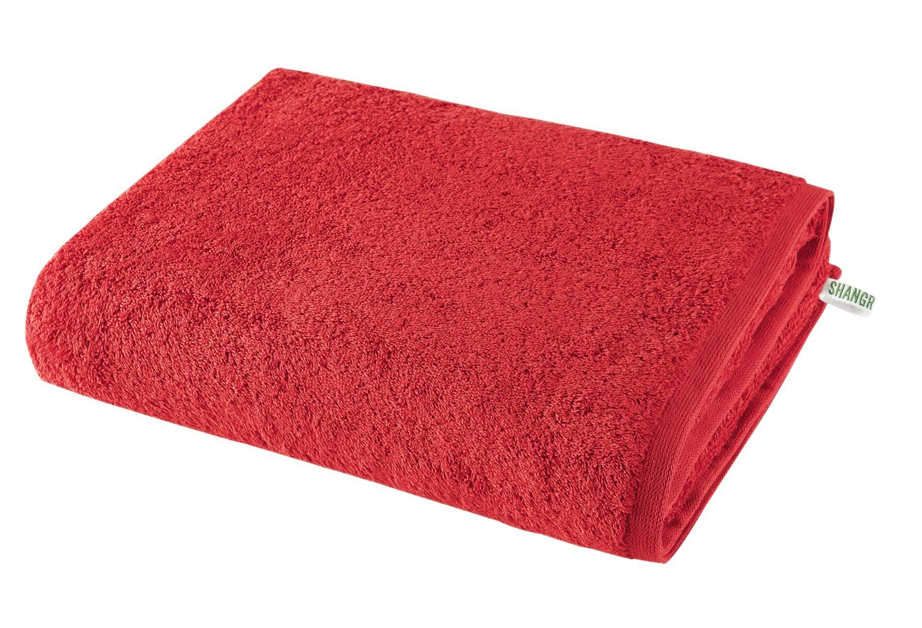 Shangrila Saunatuch, Frottee (1-St), Saunatuch Frottee Premium Qualität Montreal 100x150 cm 500 g/m² 100% Bio Baumwolle 2020104