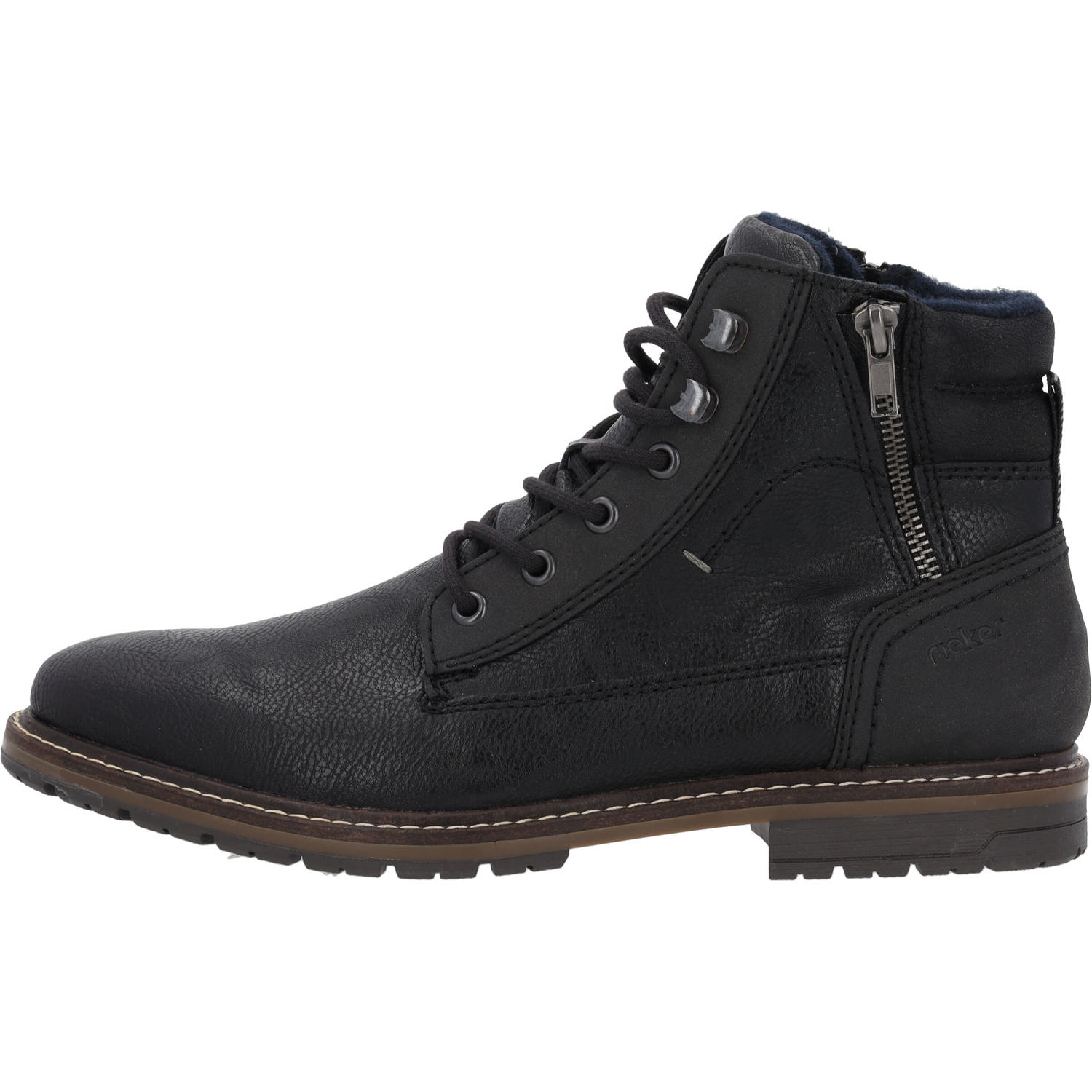 Rieker 13742, Stiefel, Herren, schwarz/schwarz/schwarz