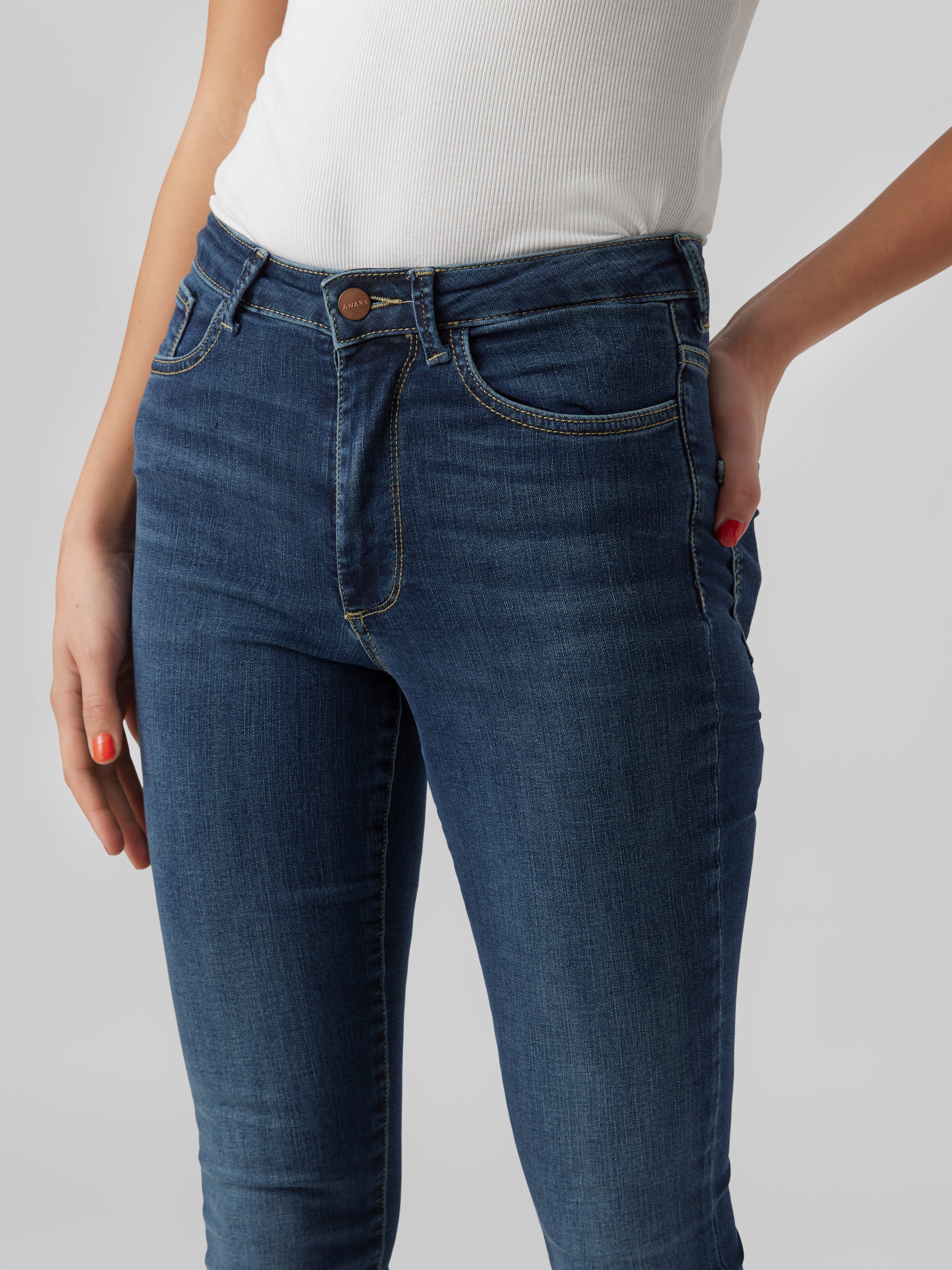 VMSOPHIA Hohe Taille Skinny Fit Jeans