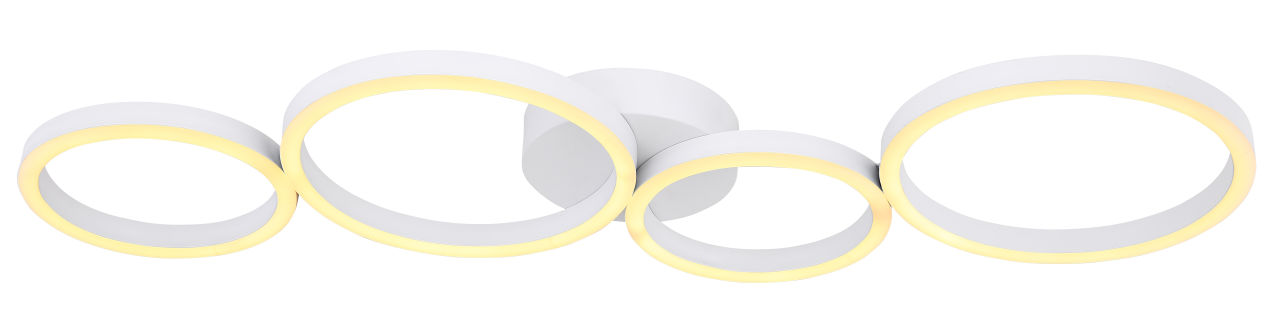 Globo Lighting - VENOSA - Deckenleuchte Metall weiß, LED