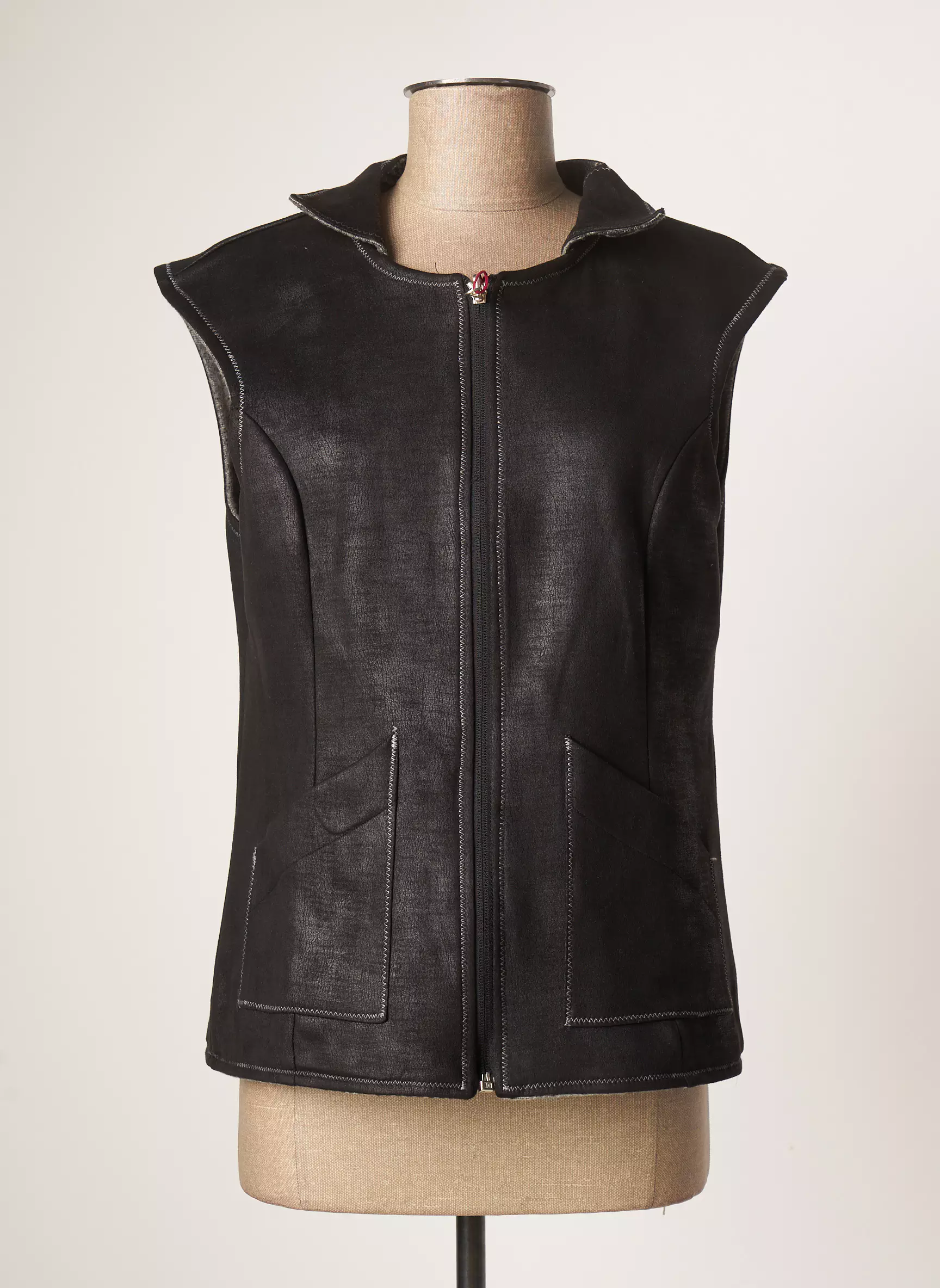 Lo Les Filles Gilet Femme couleur gris