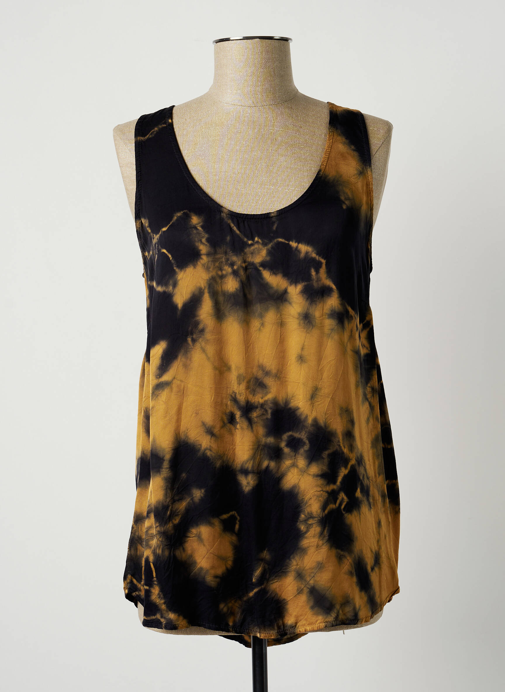 Lauren Vidal Tuniquesansmanche Femme couleur bleu