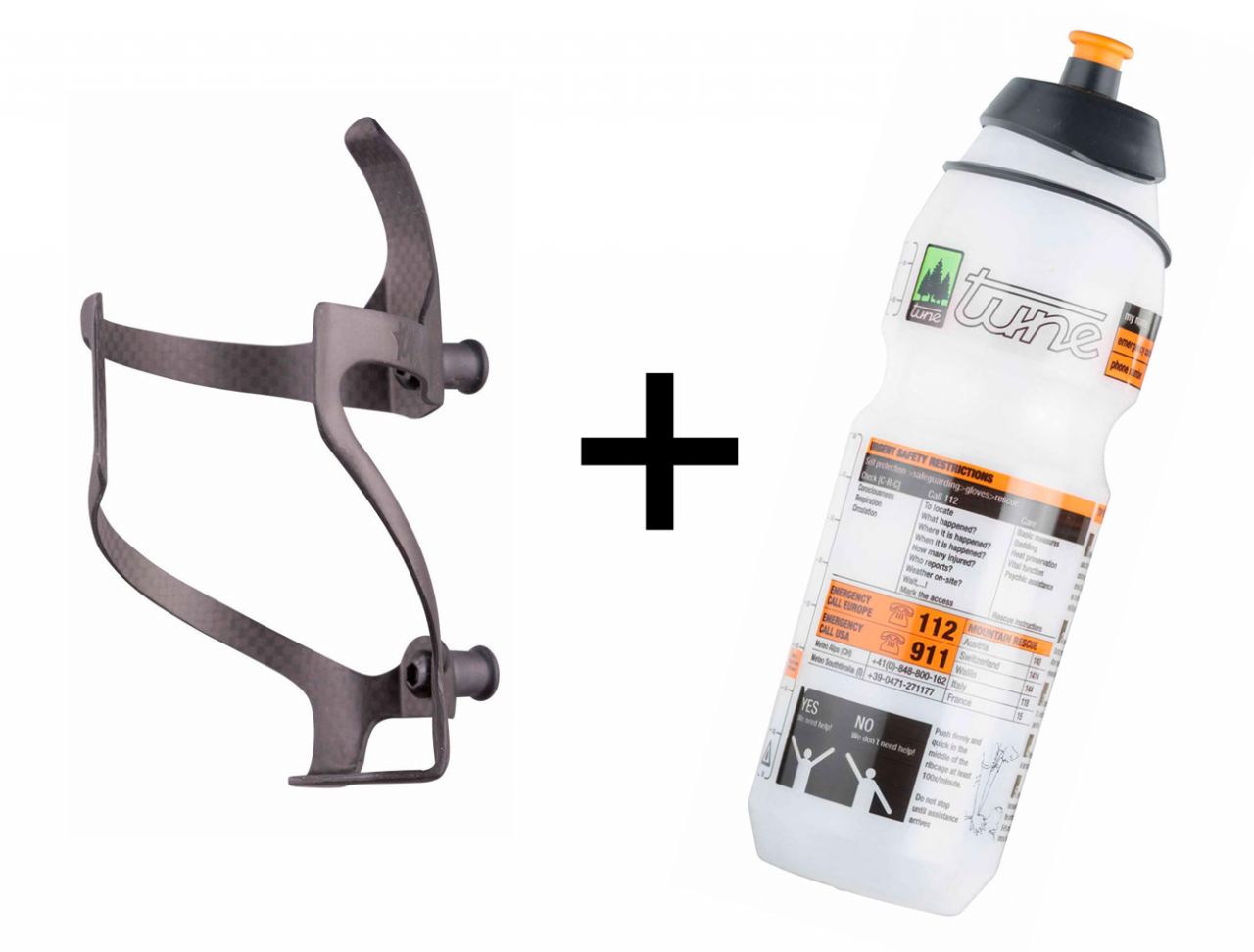 Tune Rechtsträger Carbonflaschenhalter + 750ml kaufen | Bike-Discount