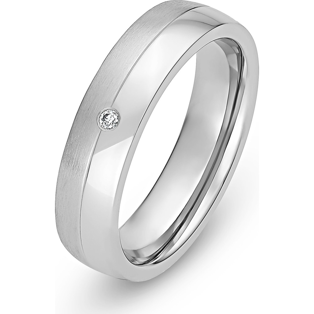 FAVS Bague d'amitié Acier inoxydable argent Bague