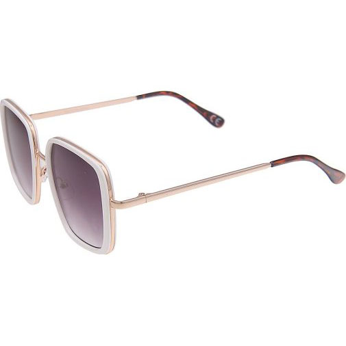 Leslii Sonnenbrille mit eckigen Gläsern