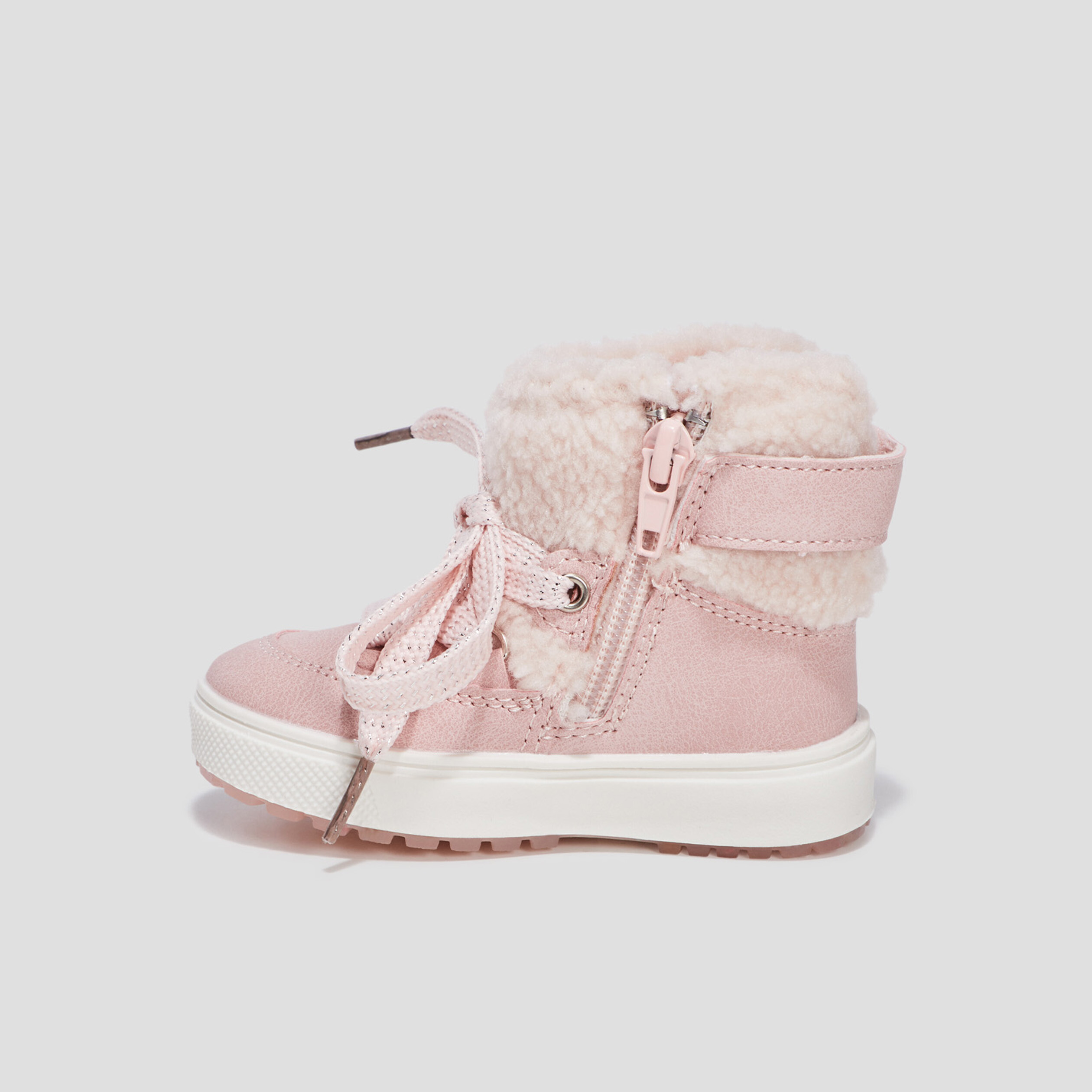 Bottes fourrées rose bébé fille | La Halle