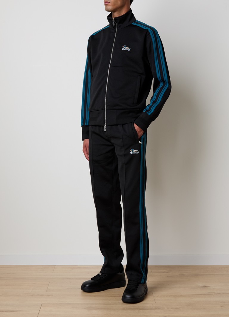 Pantaloni de trening Burberry cu croială dreaptă și logo brodat