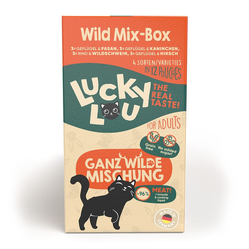 Probierpaket Lucky Lou Adult 12 x 125 g zu TOP-Preisen | bitiba %