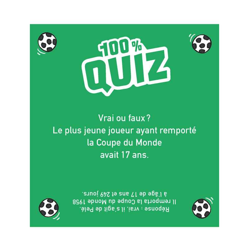 Le quiz 100% FOOT - Larousse Jeunesse
