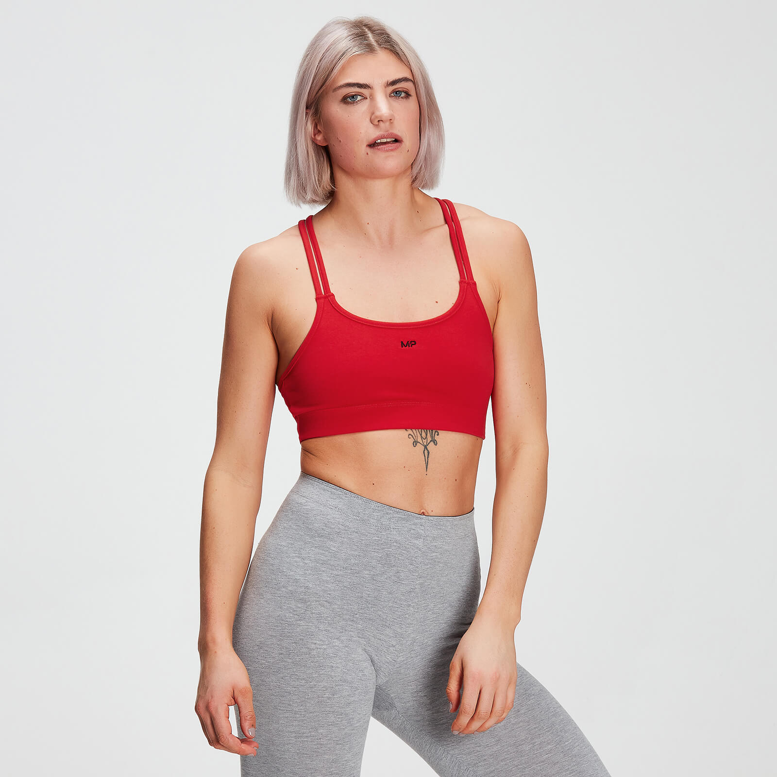 Brassière en jersey MP pour femmes – Rouge