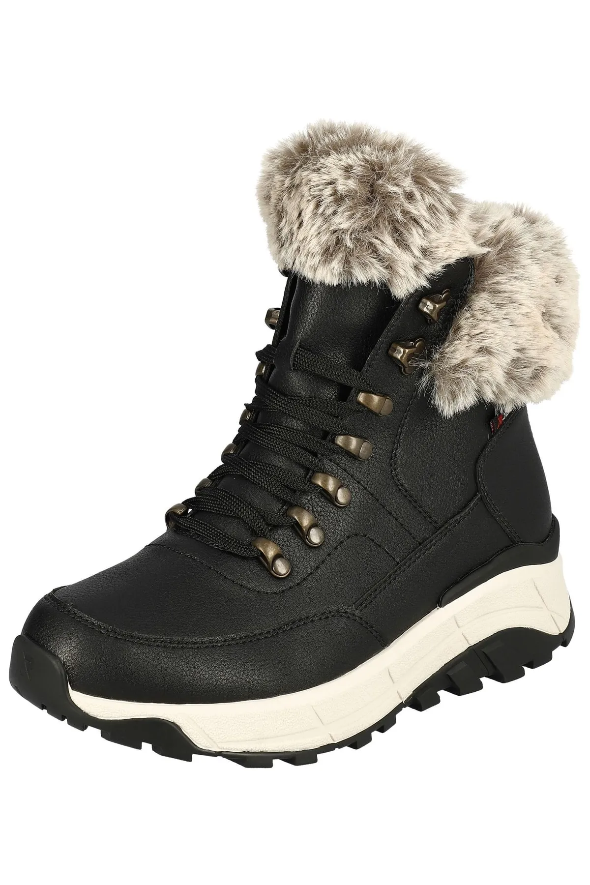 Rieker  Stiefelette - Schwarz - Flacher Absatz