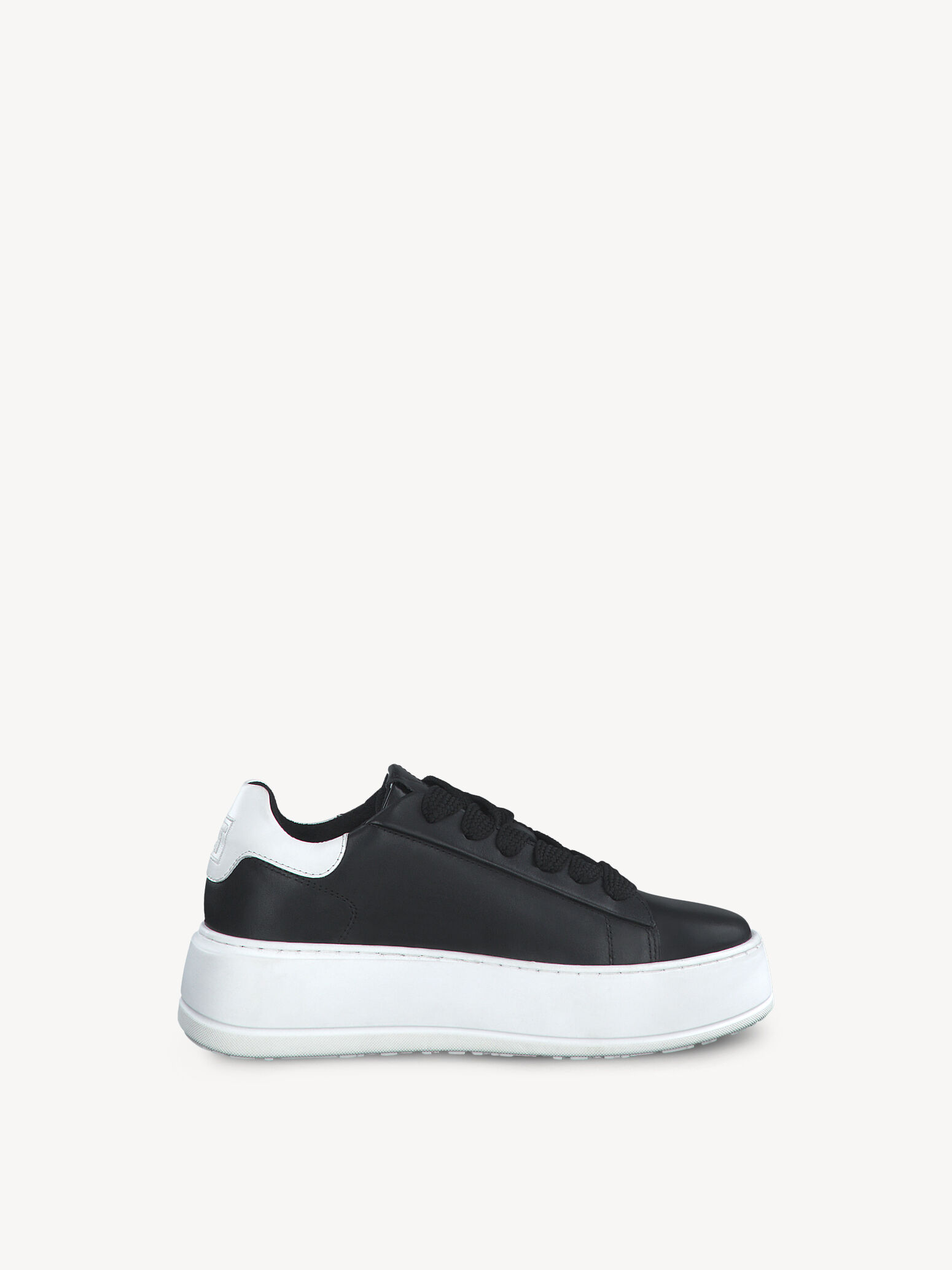 Basket en cuir - noir