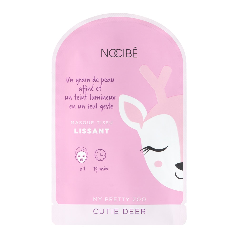 Nocibé MY PRETTY ZOO - CUTIE DEER Masque Visage Lissant en tissu