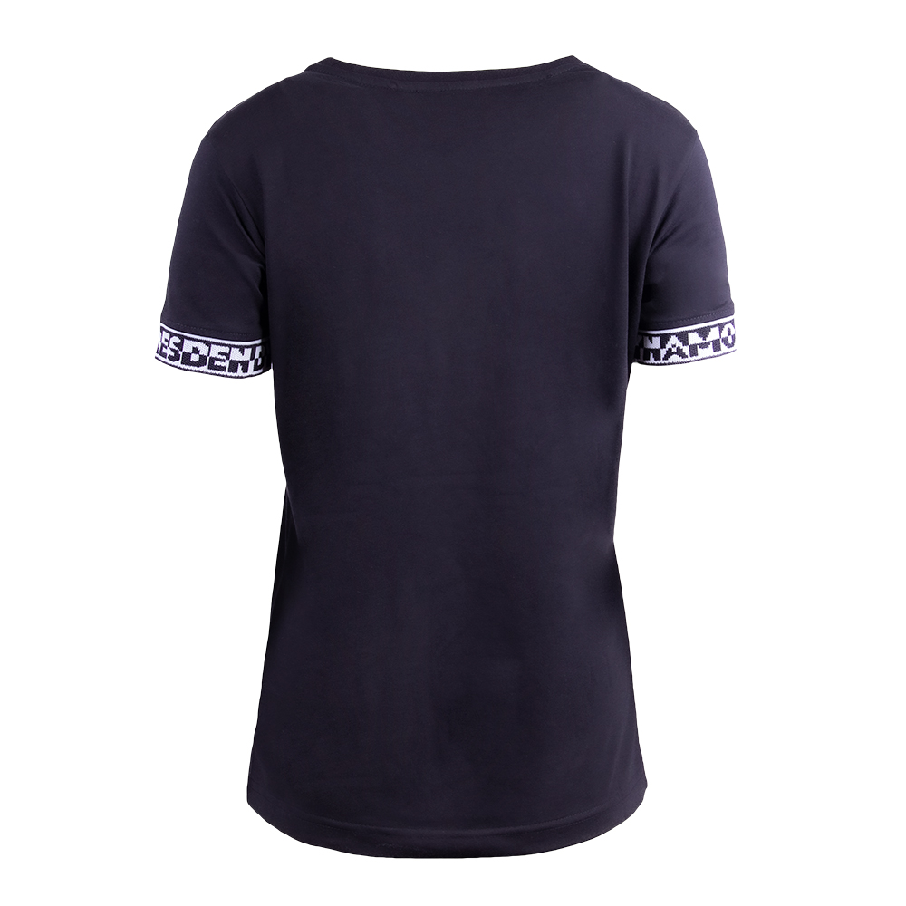 Damen T-Shirt DYNAMO Cuff schwarz