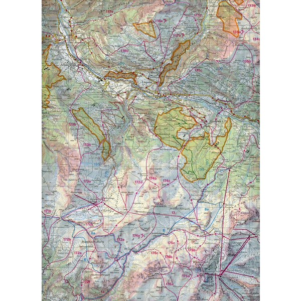 Swisstopo 1 : 50 000 Prättigau Ski - Wanderkarte
