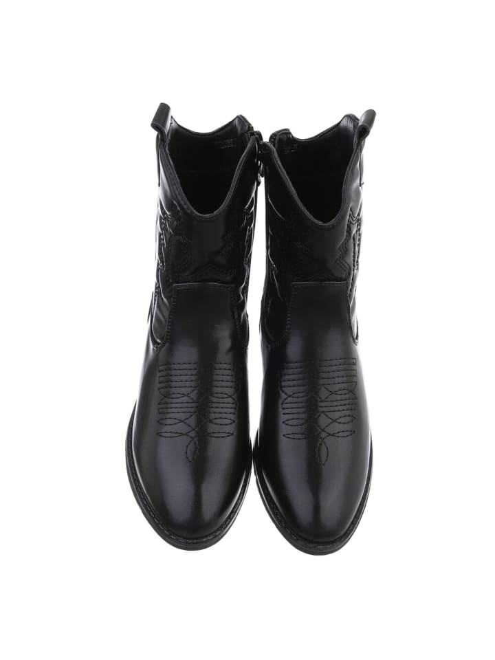 Ital-Design Stiefelette in Schwarz günstig kaufen
