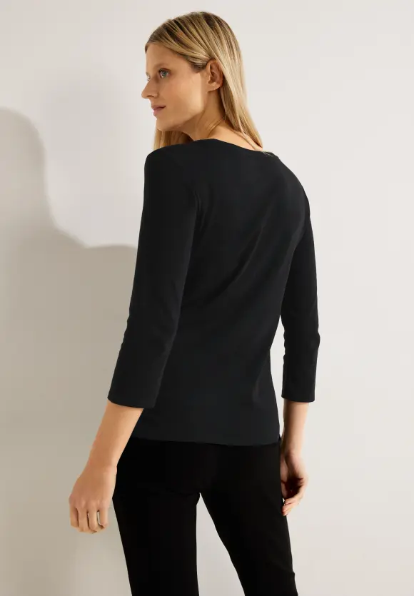 CECIL Basic Shirt mit Rundhals