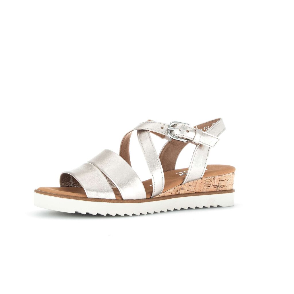 Gabor comfort Keilsandalette beige