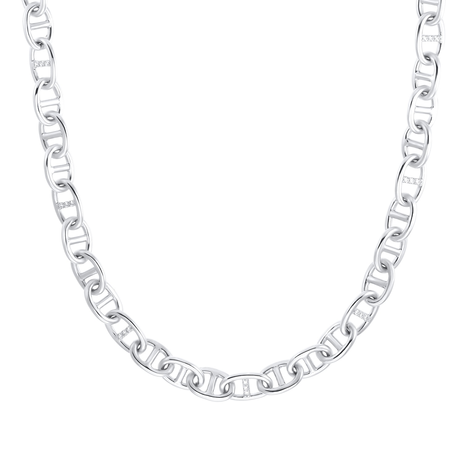 Collier für Damen. 925 Sterling Silber. Zirkonia synth.
