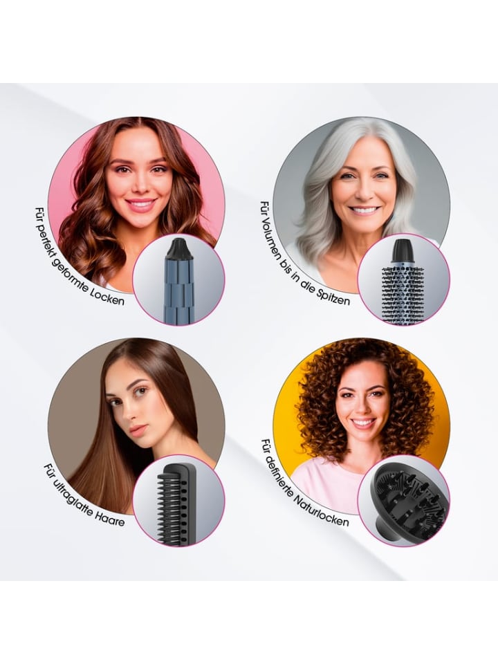 VITALmaxx VITALmaxx Air Curler Plus 7-tlg. - 1500W schwarz günstig kaufen onesize