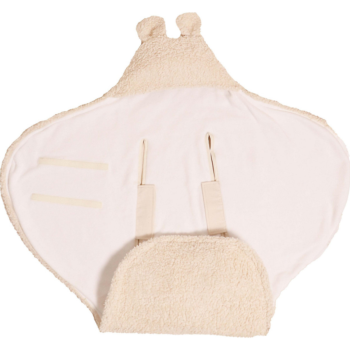 Einschlagdecke Teddy Organic Bio, cream