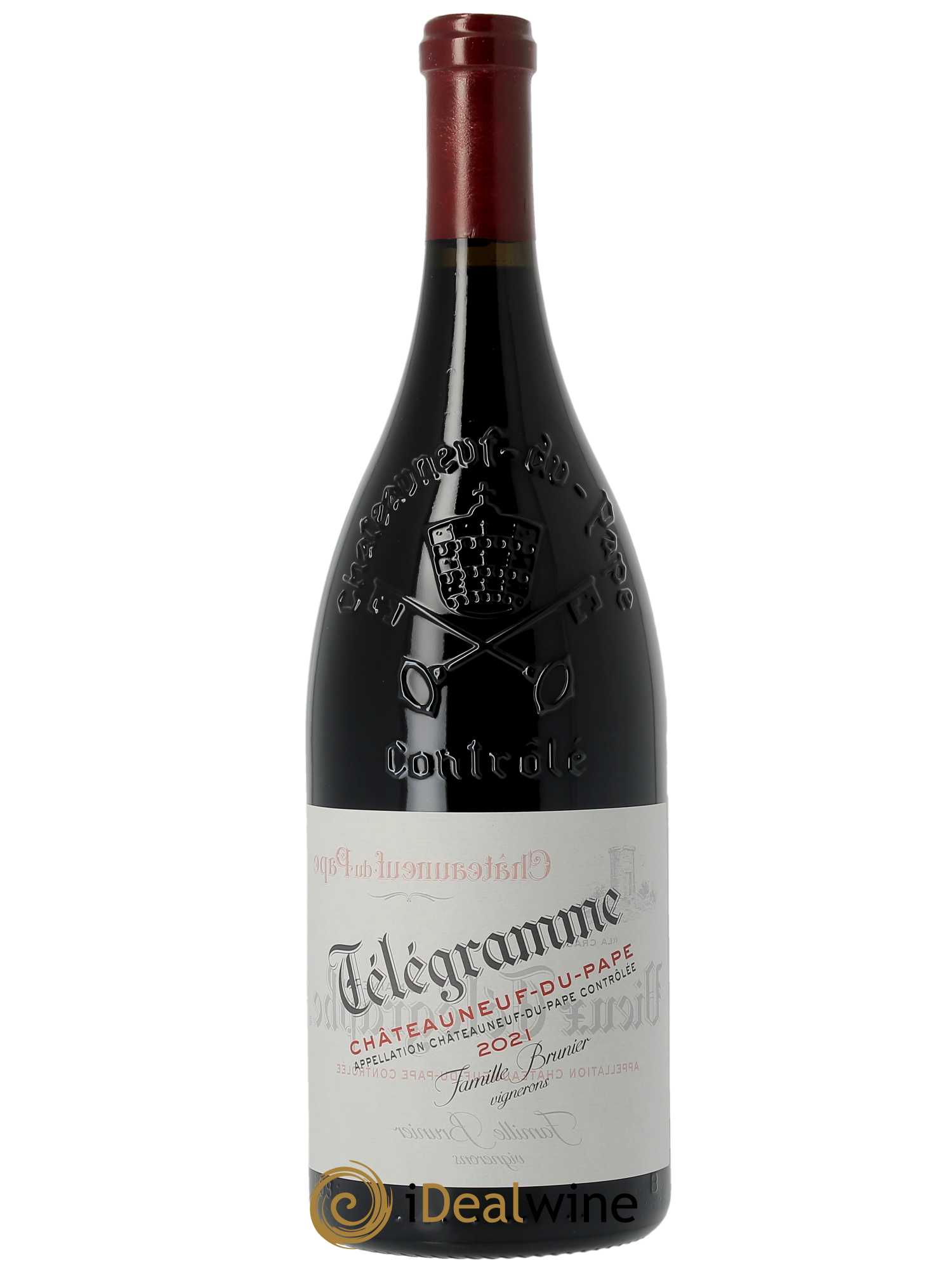 Châteauneuf-du-Pape Télégramme Vignobles Brunier  2021 - Lot de 1 Magnum