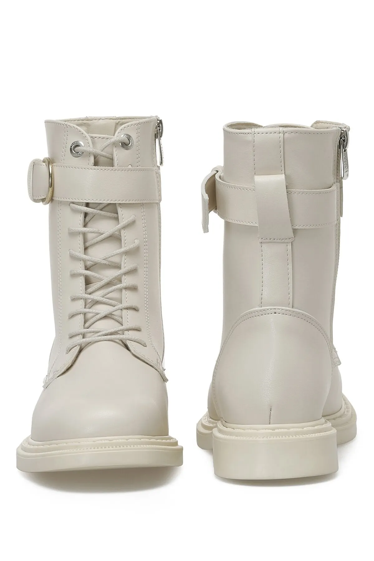 İnci  Damian 2pr Beige flache Stiefel für Damen