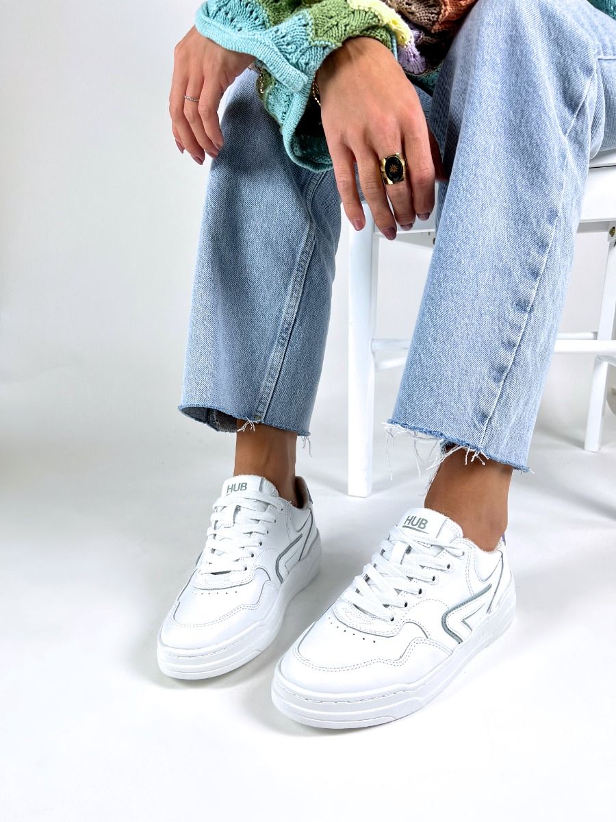 Hub  COURT W - Blanc Violet