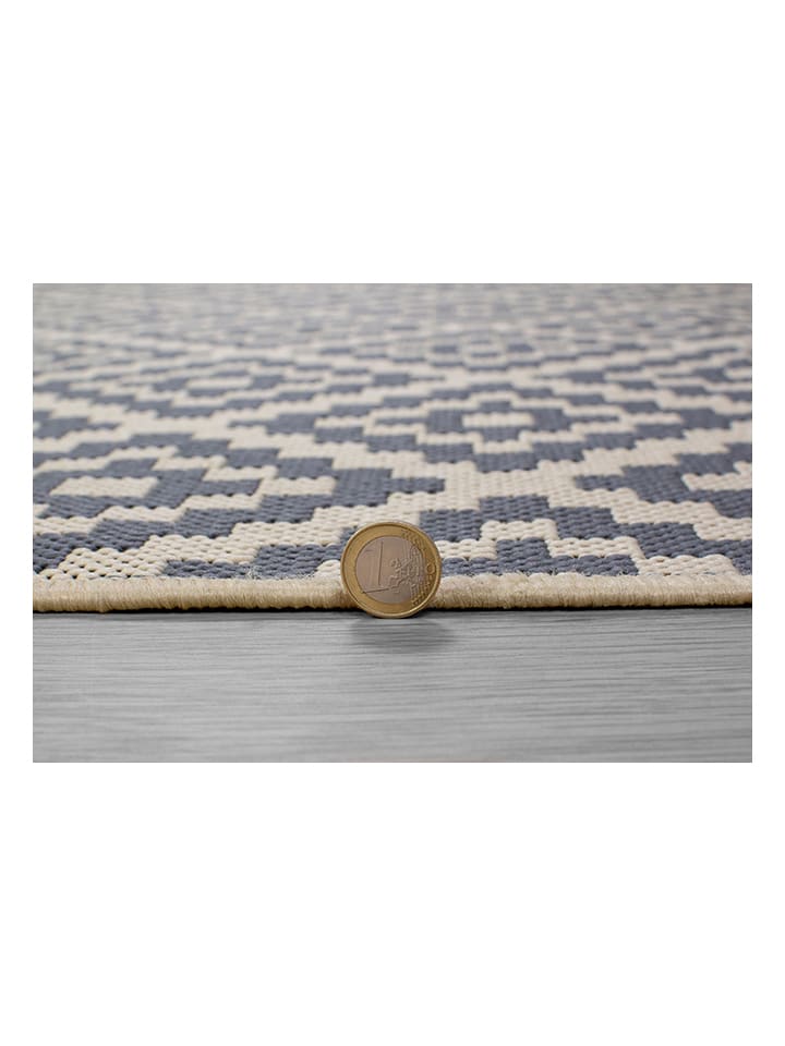 Flair Rugs Outdoor-Läufer in Anthrazit/ Beige günstig kaufen