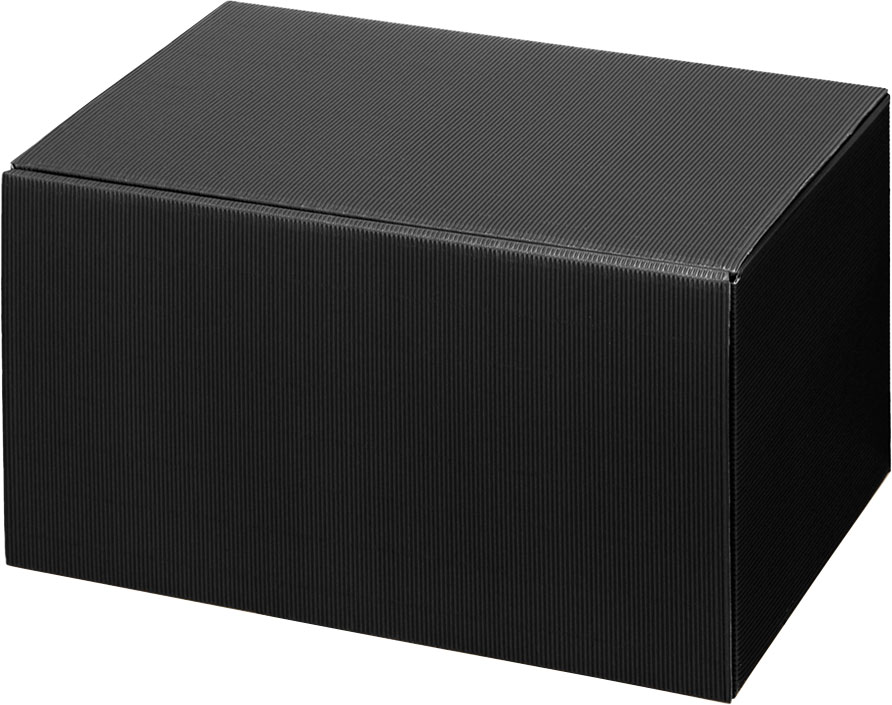 6er Geschenkkarton Welle Schwarz