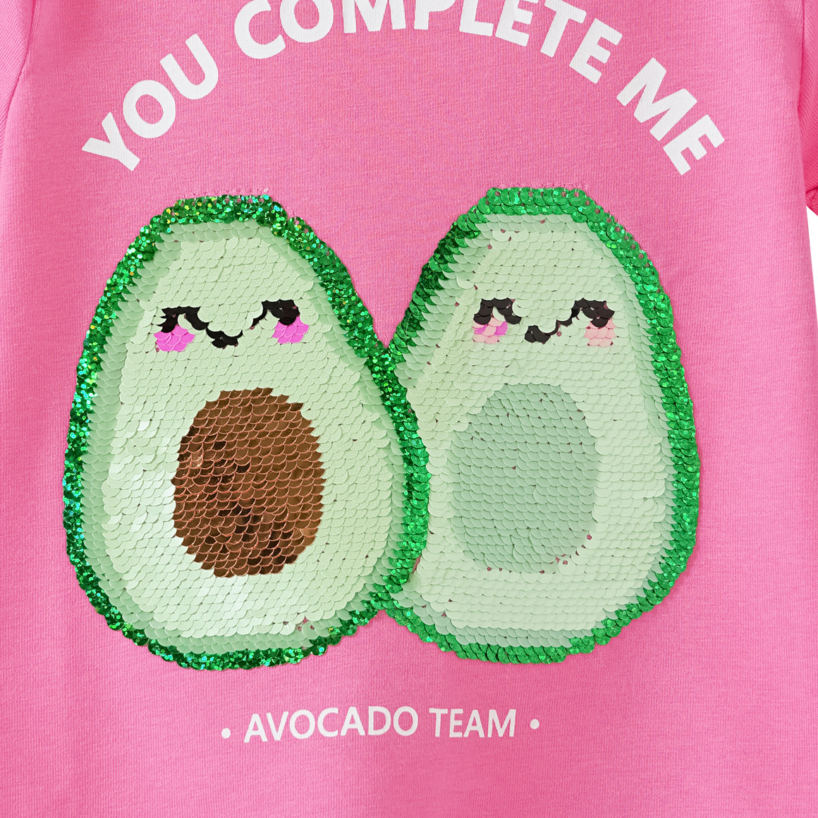 Mädchen T-Shirt mit Wendepailletten